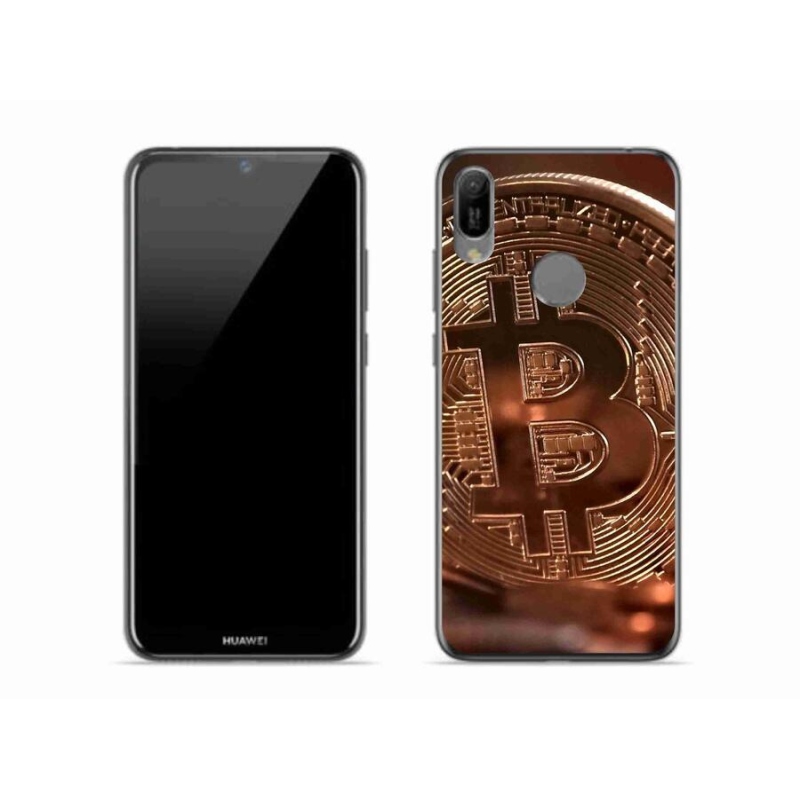 Gélové puzdro mmCase na mobil Huawei Y6 (2019) - Bitcoin