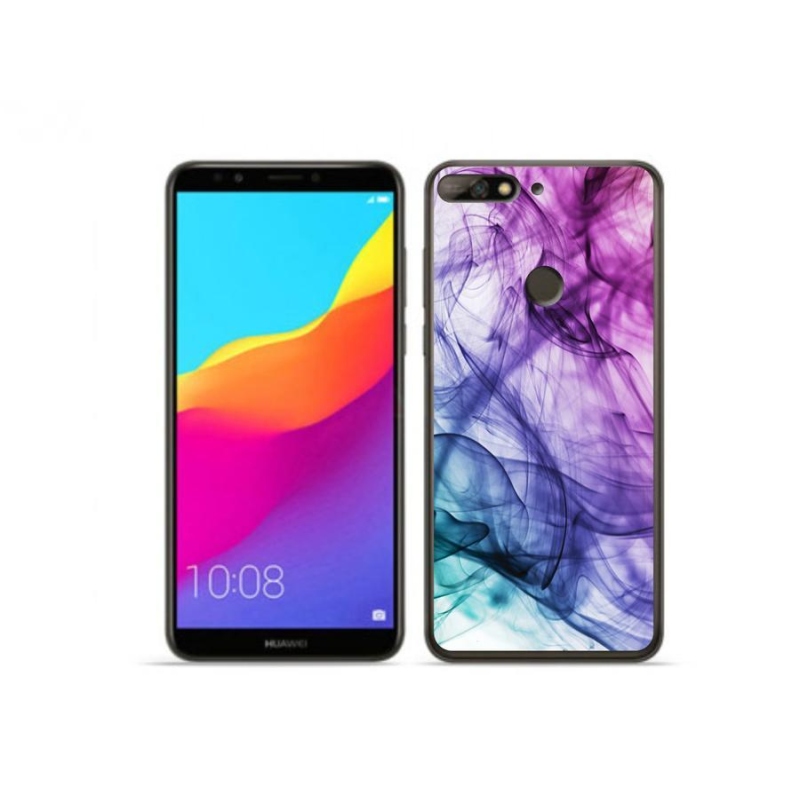 Gélové puzdro mmCase na mobil Huawei Y7 Prime (2018) - abstraktné vzor