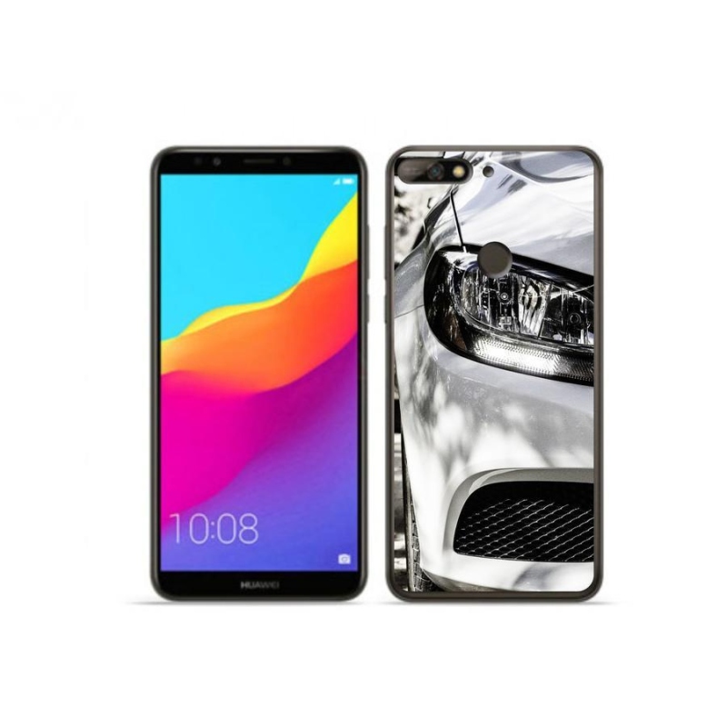 Gélové puzdro mmCase na mobil Huawei Y7 Prime (2018) - auto