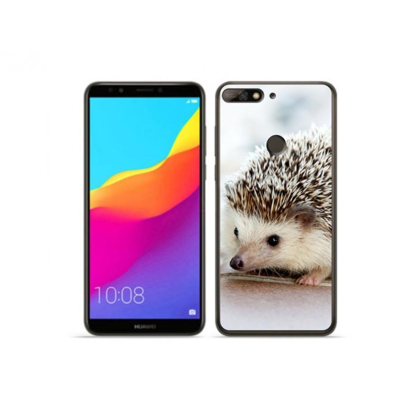 Gélové puzdro mmCase na mobil Huawei Y7 Prime (2018) - ježko