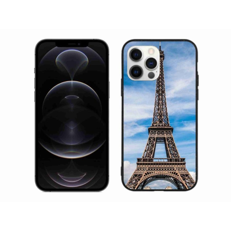 Gélové puzdro mmCase na mobil iPhone 12 Pro Max - Eiffelova veža 4