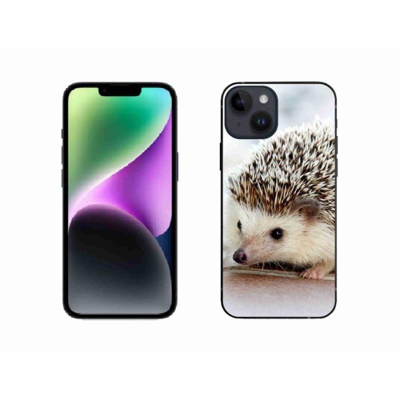 Gélové puzdro mmCase na mobil iPhone 14 - ježko