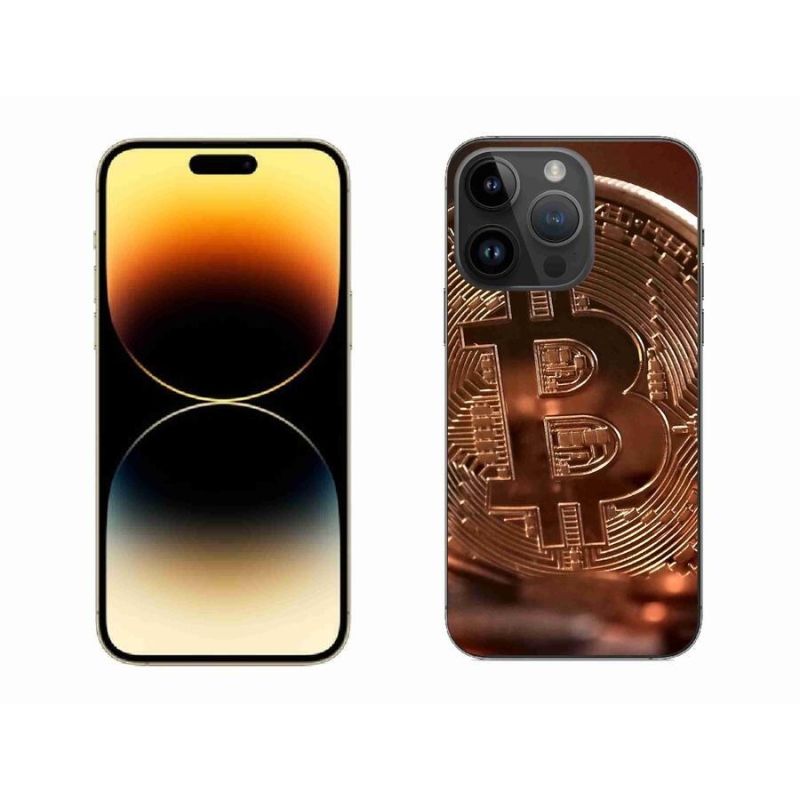 Gélové puzdro mmCase na mobil iPhone 14 Pro Max 6.7 - bitcoin