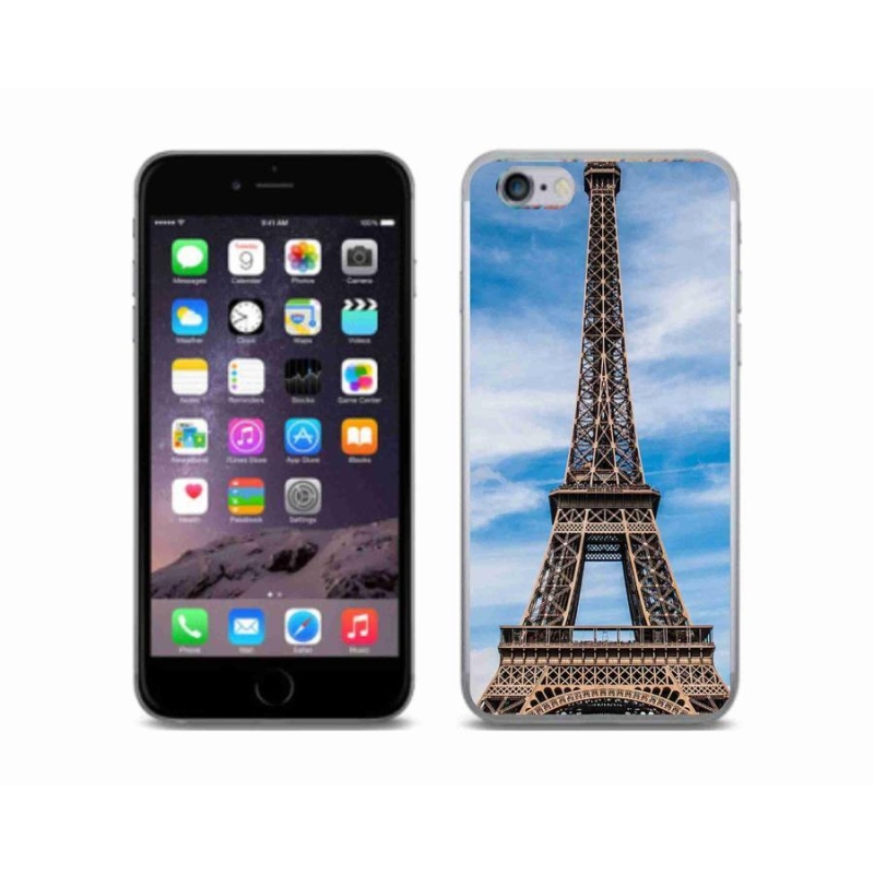 Gélové puzdro mmCase na mobil iPhone 6 / 6S - Eiffelova veža 4