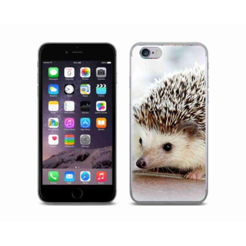 Gélové puzdro mmCase na mobil iPhone 6 / 6S - ježko