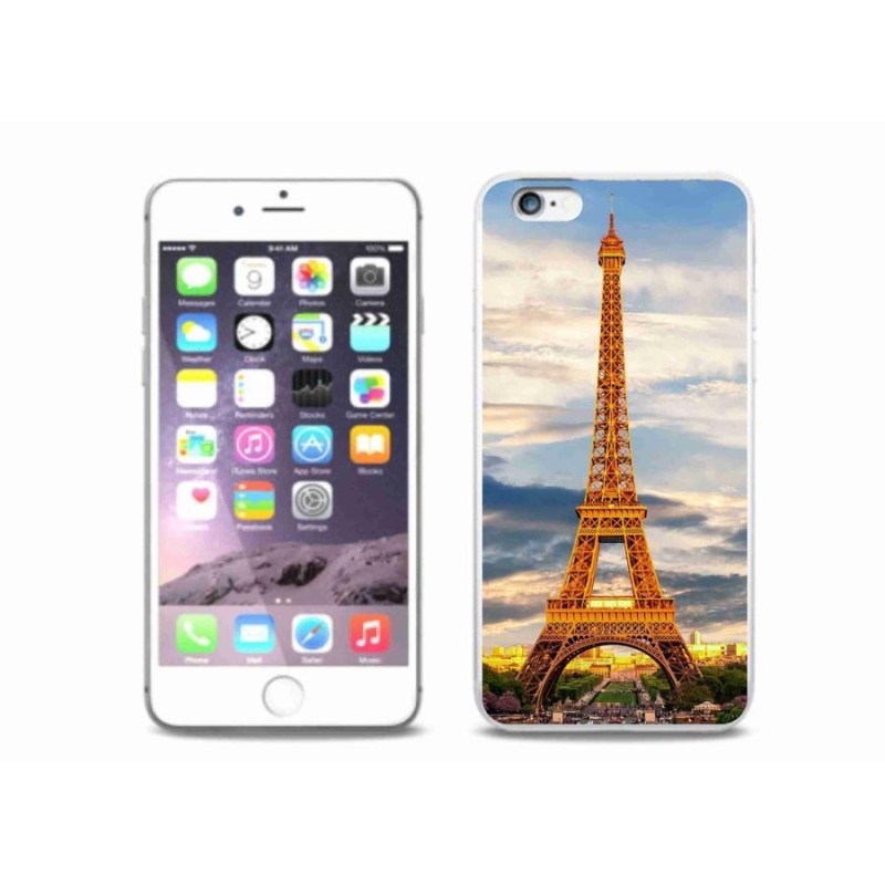 Gélové puzdro mmCase na mobil iPhone 6 / 6S Plus - Eiffelova veža 3
