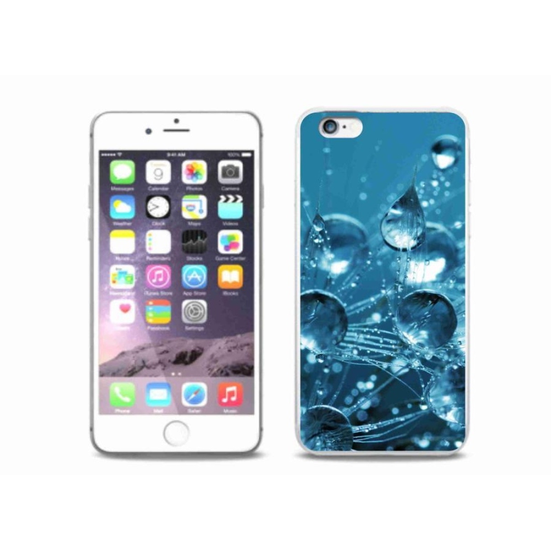 Gélové puzdro mmCase na mobil iPhone 6 / 6S Plus - kvapky vody