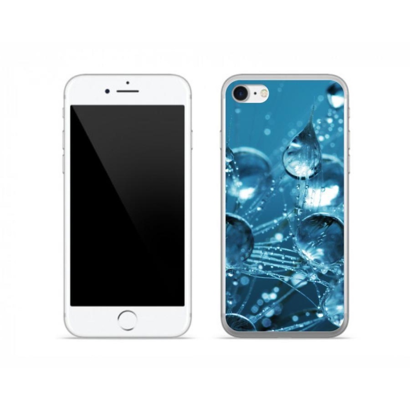 Gélové puzdro mmCase na mobil iPhone 8 - kvapky vody