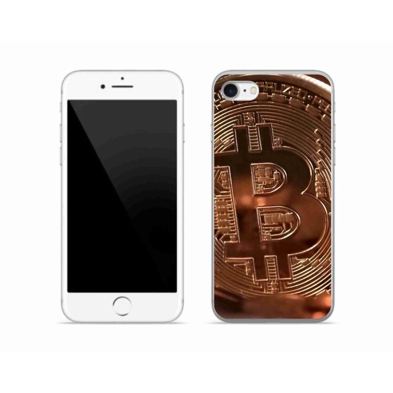 Gélové puzdro mmCase na mobil iPhone SE (2020) - Bitcoin
