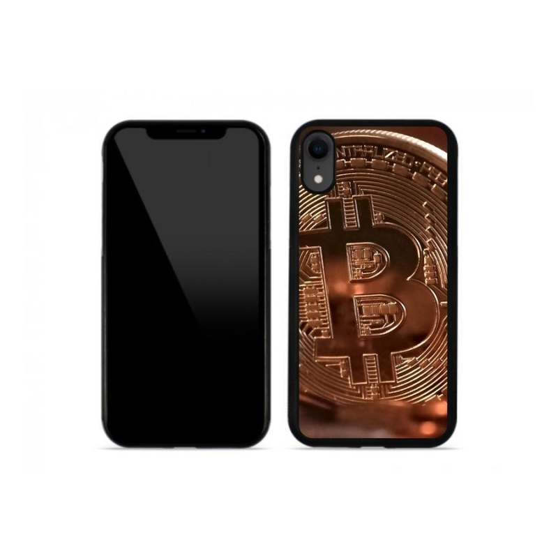 Gélové puzdro mmCase na mobil iPhone XR - Bitcoin