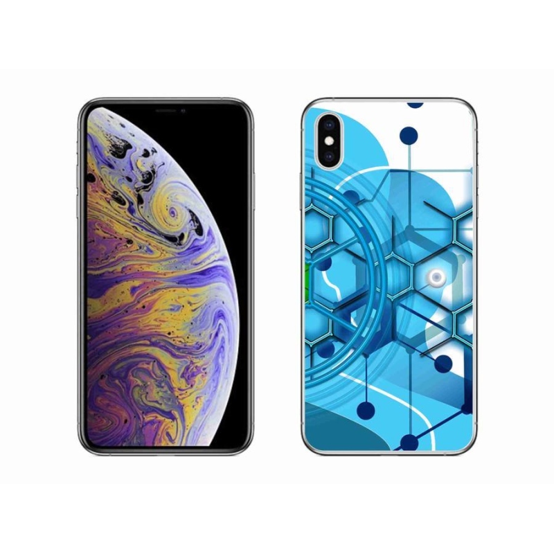 Gélové puzdro mmCase na mobil iPhone XS Max - abstraktné vzor 2