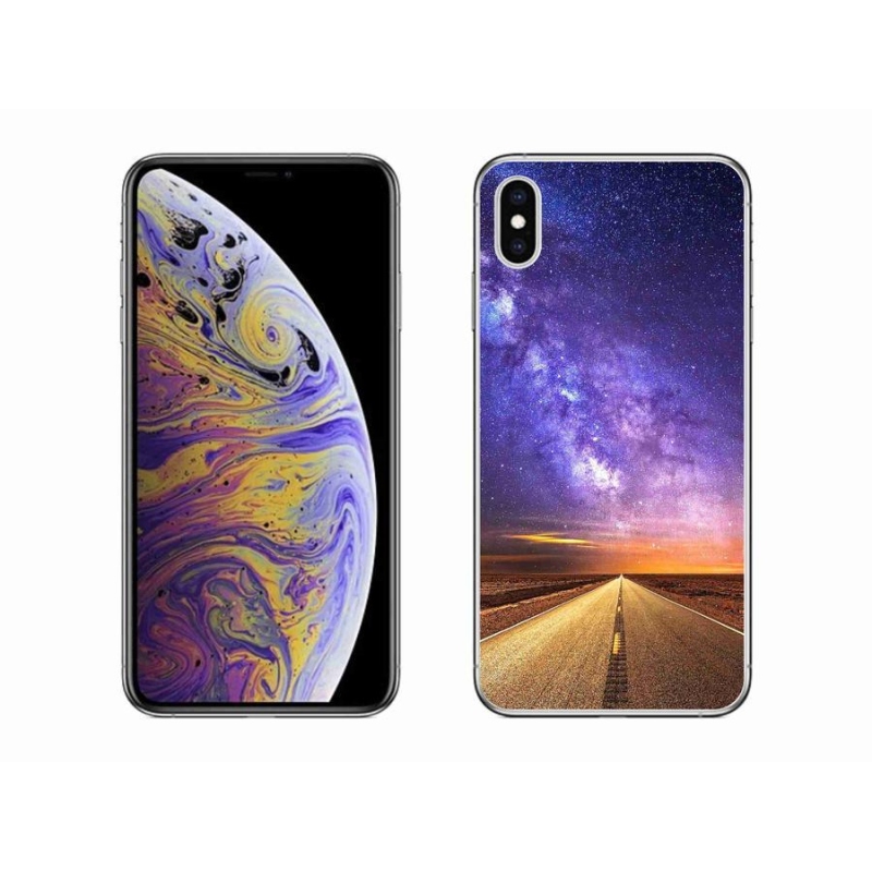 Gélové puzdro mmCase na mobil iPhone XS Max - americká cesty