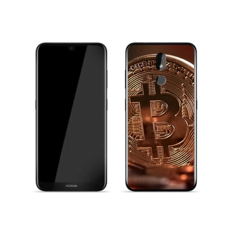 Gélové puzdro mmCase na mobil Nokia 3.2 - Bitcoin