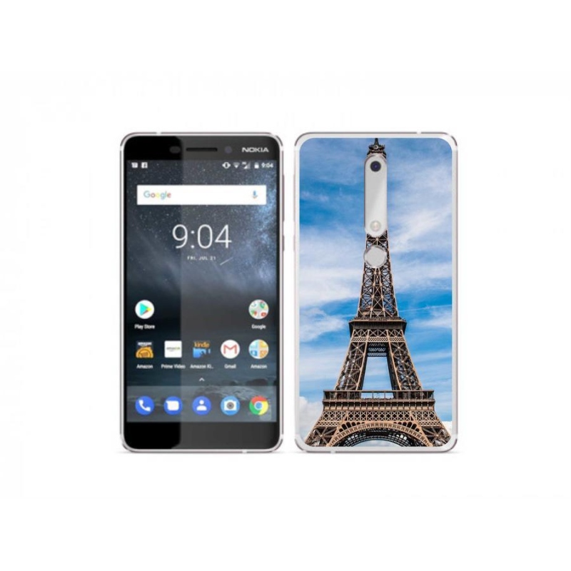 Gélové puzdro mmCase na mobil Nokia 6.1 - Eiffelova veža 4