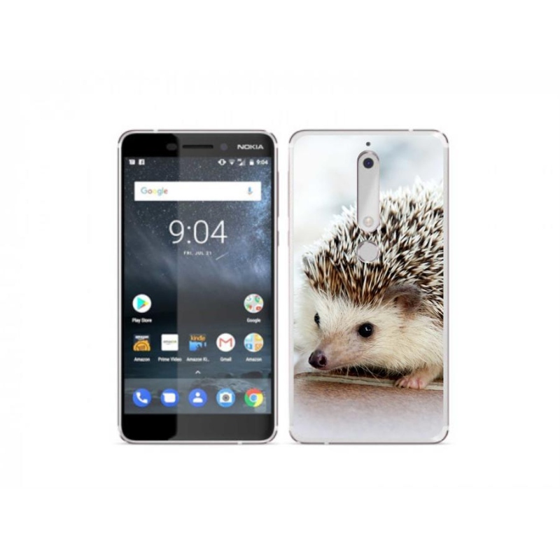 Gélové puzdro mmCase na mobil Nokia 6.1 - ježko