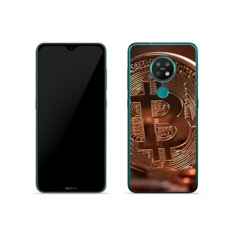 Gélové puzdro mmCase na mobil Nokia 6.2 - Bitcoin