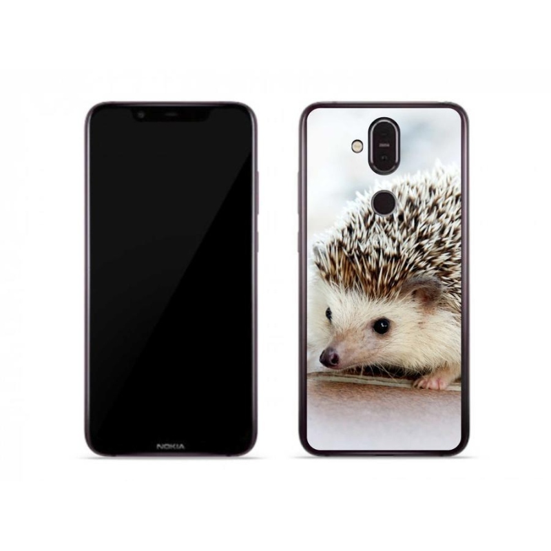 Gélové puzdro mmCase na mobil Nokia 7.1 Plus - ježko