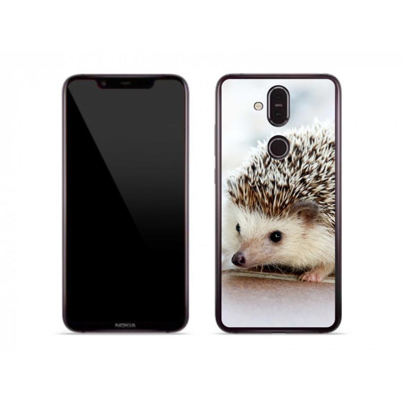 Gélové puzdro mmCase na mobil Nokia 8.1 - ježko