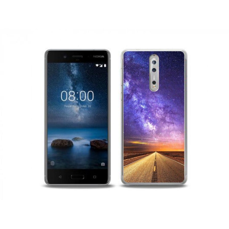 Gélové puzdro mmCase na mobil Nokia 8 - americká cesty