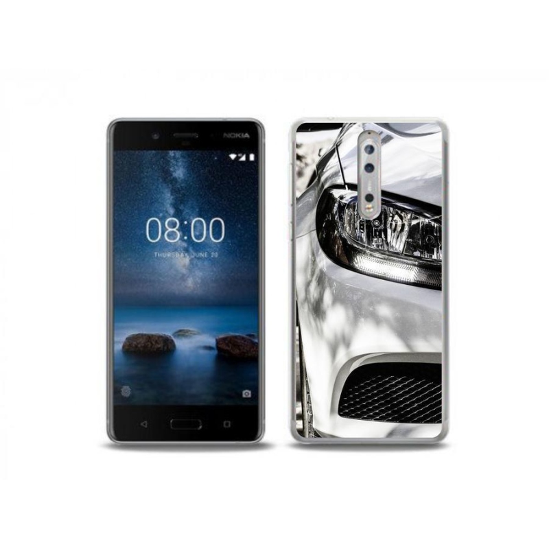 Gélové puzdro mmCase na mobil Nokia 8 - auto