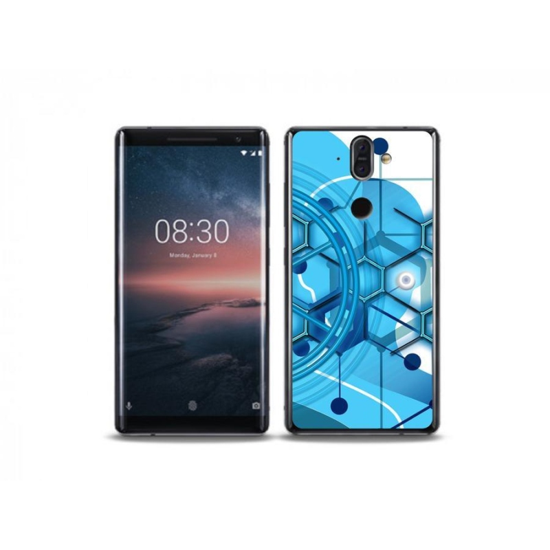 Gélové puzdro mmCase na mobil Nokia 8 Sirocco - abstraktné vzor 2