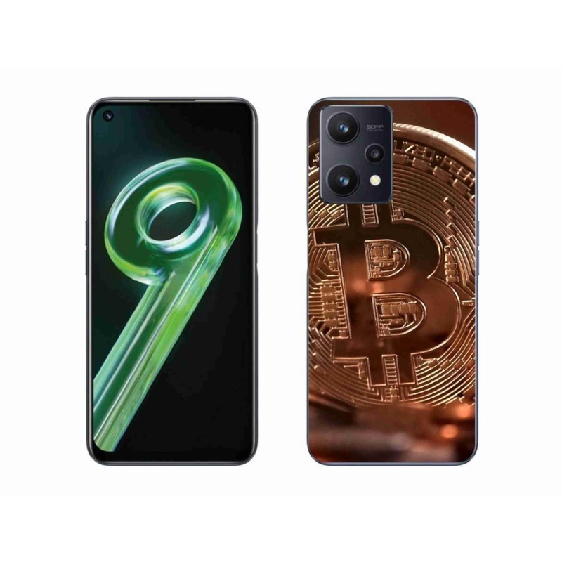 Gélové puzdro mmCase na mobil Realme 9 5G - bitcoin