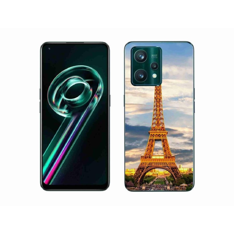 Gélové púzdro mmCase na mobil Realme 9 Pro+ 5G - eiffelova veža 3