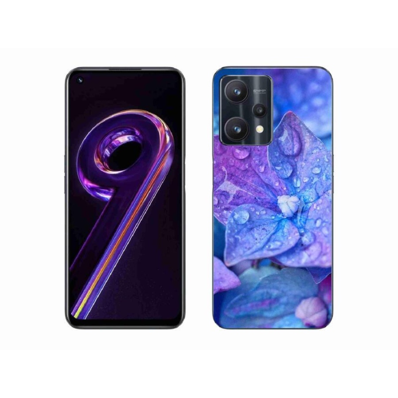 Gélové púzdro mmCase na mobil Realme 9 Pro 5G - fialový kvet