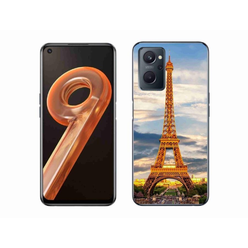 Gélové púzdro mmCase na mobil Realme 9i - eiffelova veža 3