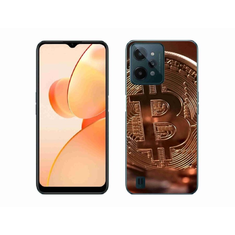 Gélové púzdro mmCase na mobil Realme C31 - bitcoin