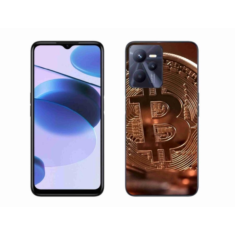 Gélové púzdro mmCase na mobil Realme C35 - bitcoin