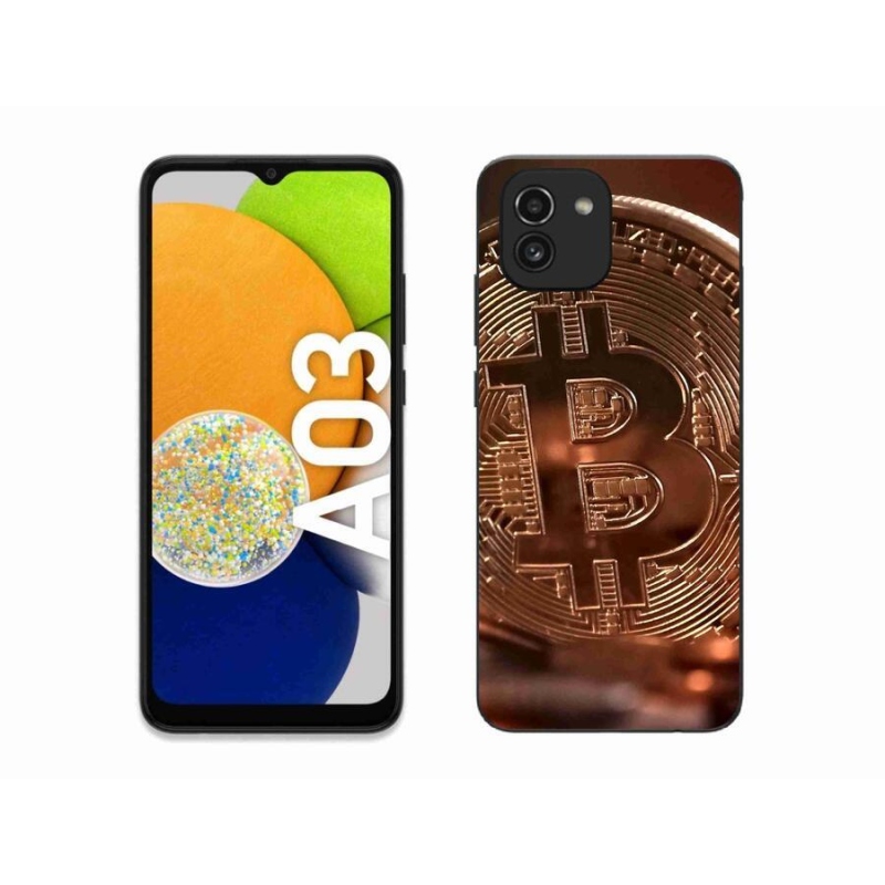 Gélové puzdro mmCase na mobil Samsung Galaxy A03 - bitcoin