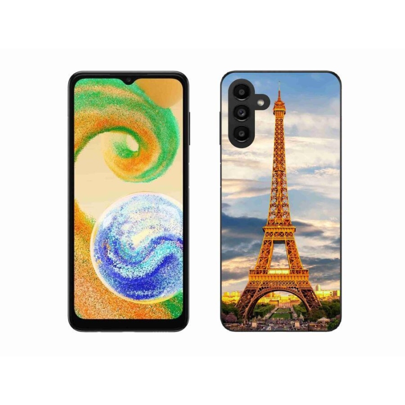 Gélové puzdro mmCase na mobil Samsung Galaxy A04s (164.7x76.7x9.1mm) - eiffelova veža 3