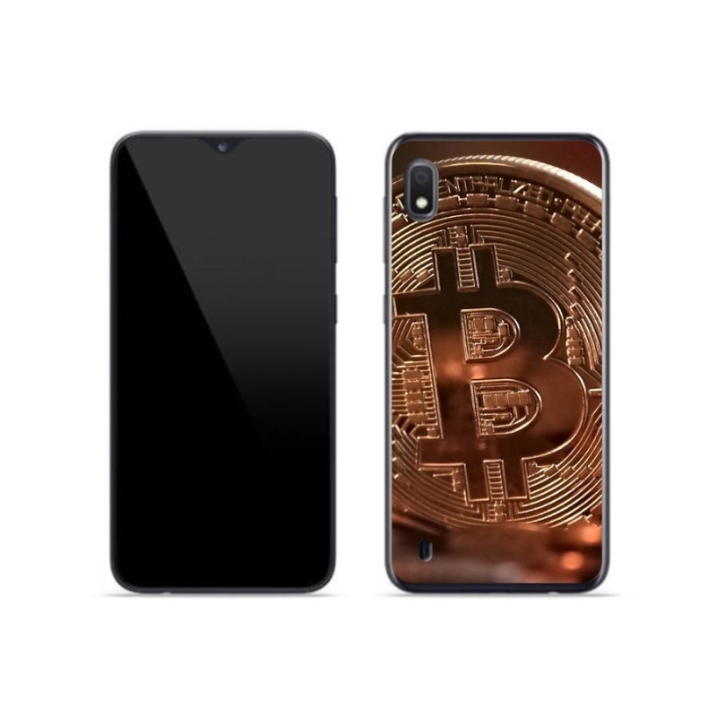 Gélové puzdro mmCase na mobil Samsung Galaxy A10 - Bitcoin