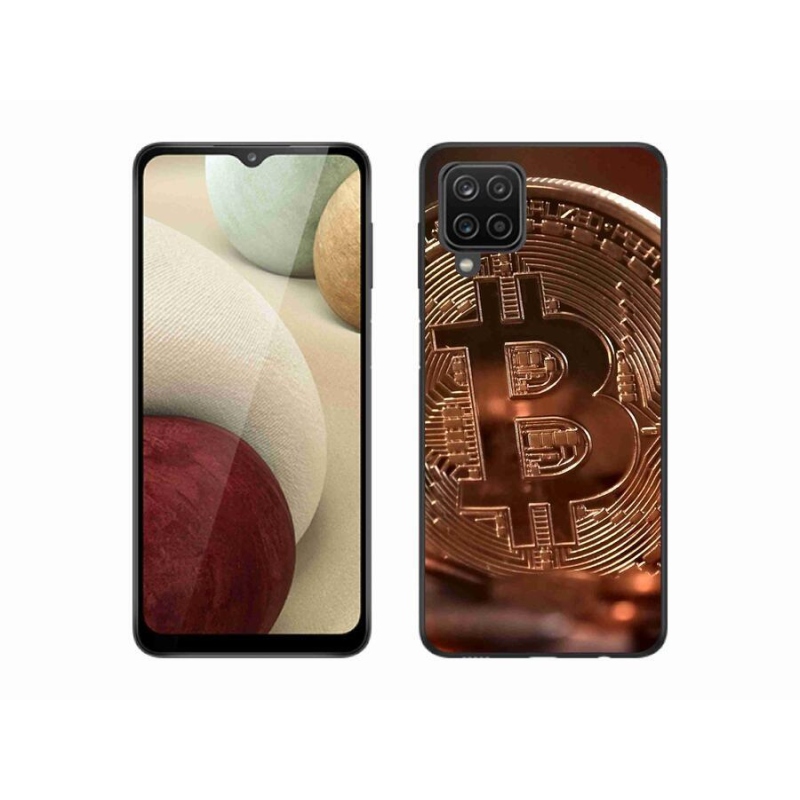 Gélové puzdro mmCase na mobil Samsung Galaxy A12 - Bitcoin