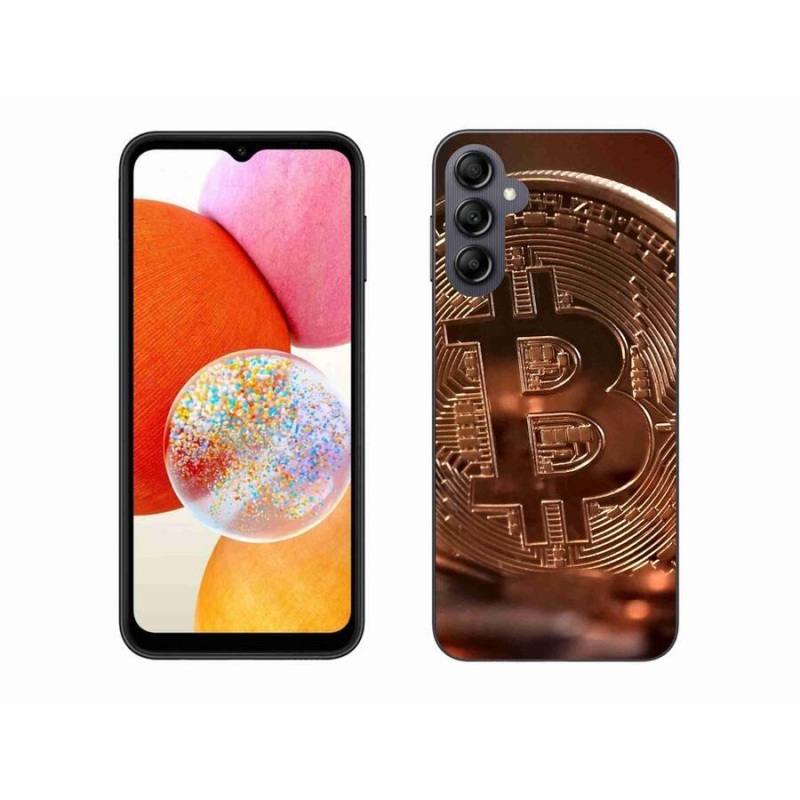 Gélové puzdro mmCase na mobil Samsung Galaxy A14 4G/5G - bitcoin