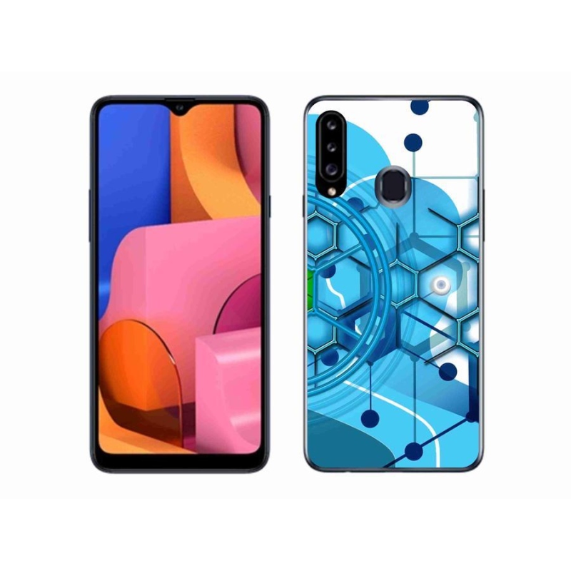 Gélové puzdro mmCase na mobil Samsung Galaxy A20s - abstraktné vzor 2