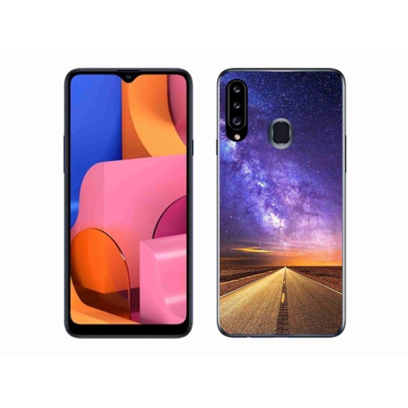 Gélové puzdro mmCase na mobil Samsung Galaxy A20s - americká cesty