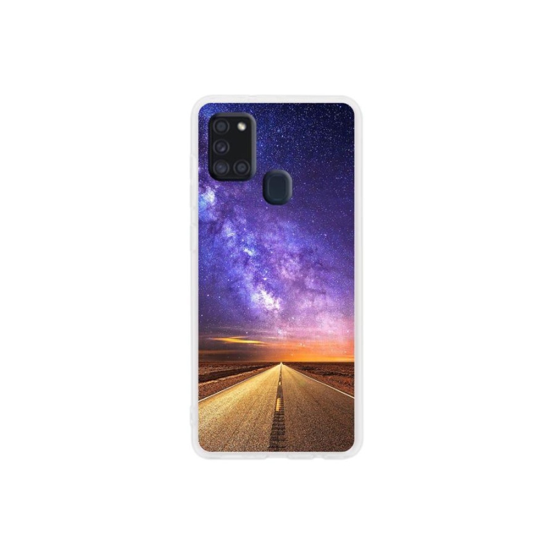 Gélové puzdro mmCase na mobil Samsung Galaxy A21s - americká cesty