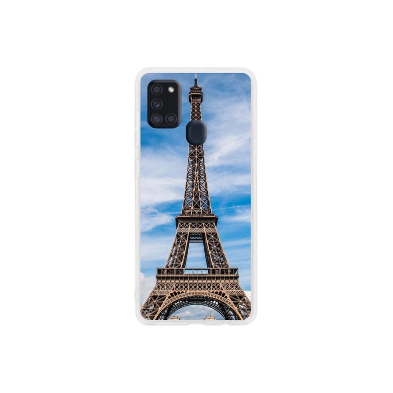 Gélové puzdro mmCase na mobil Samsung Galaxy A21s - Eiffelova veža 4