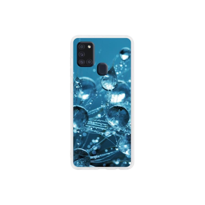Gélové puzdro mmCase na mobil Samsung Galaxy A21s - kvapky vody