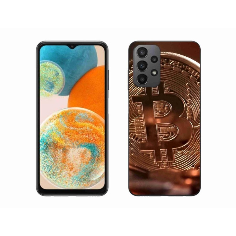 Gélové puzdro mmCase na mobil Samsung Galaxy A23 4G/5G - bitcoin