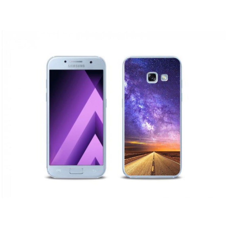 Gélové puzdro mmCase na mobil Samsung Galaxy A3 (2017) - americká cesta