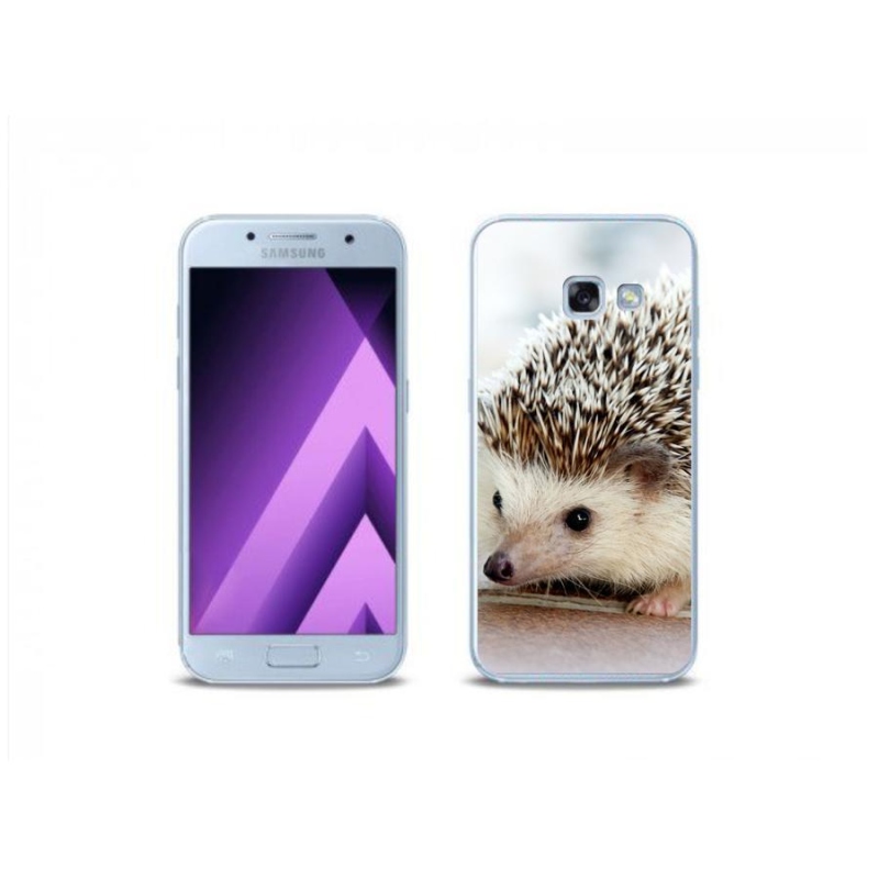 Gélové puzdro mmCase na mobil Samsung Galaxy A3 (2017) - ježko