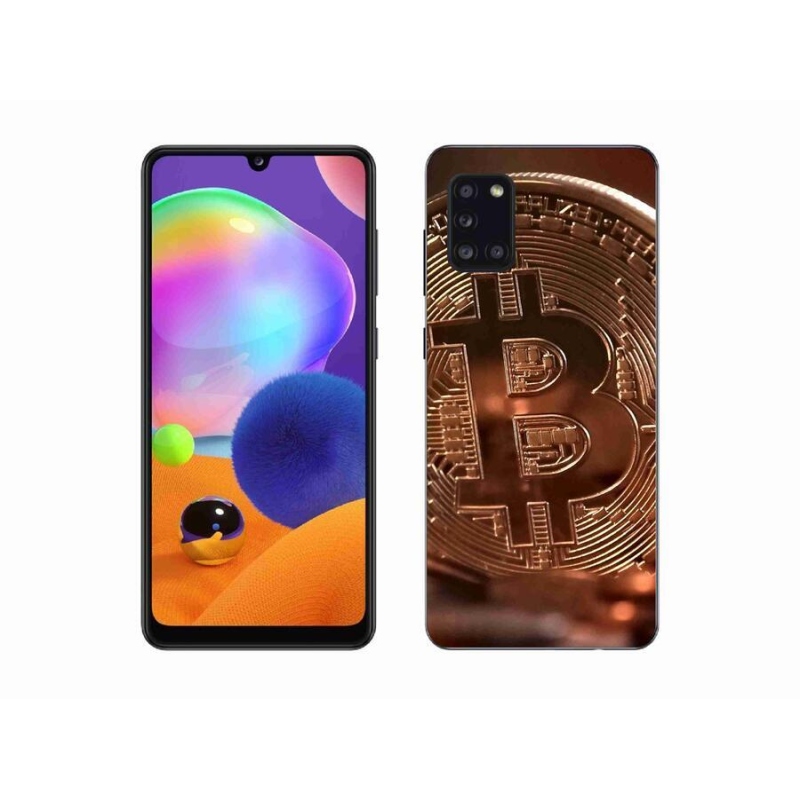 Gélové puzdro mmCase na mobil Samsung Galaxy A31 - Bitcoin