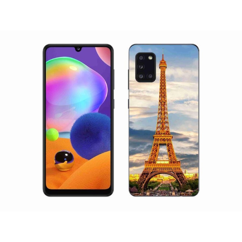 Gélové puzdro mmCase na mobil Samsung Galaxy A31 - Eiffelova veža 3