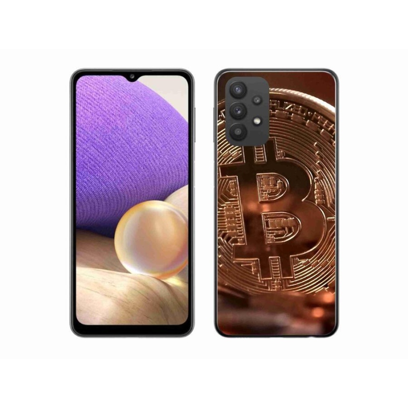 Gélové puzdro mmCase na mobil Samsung Galaxy A32 5G - Bitcoin