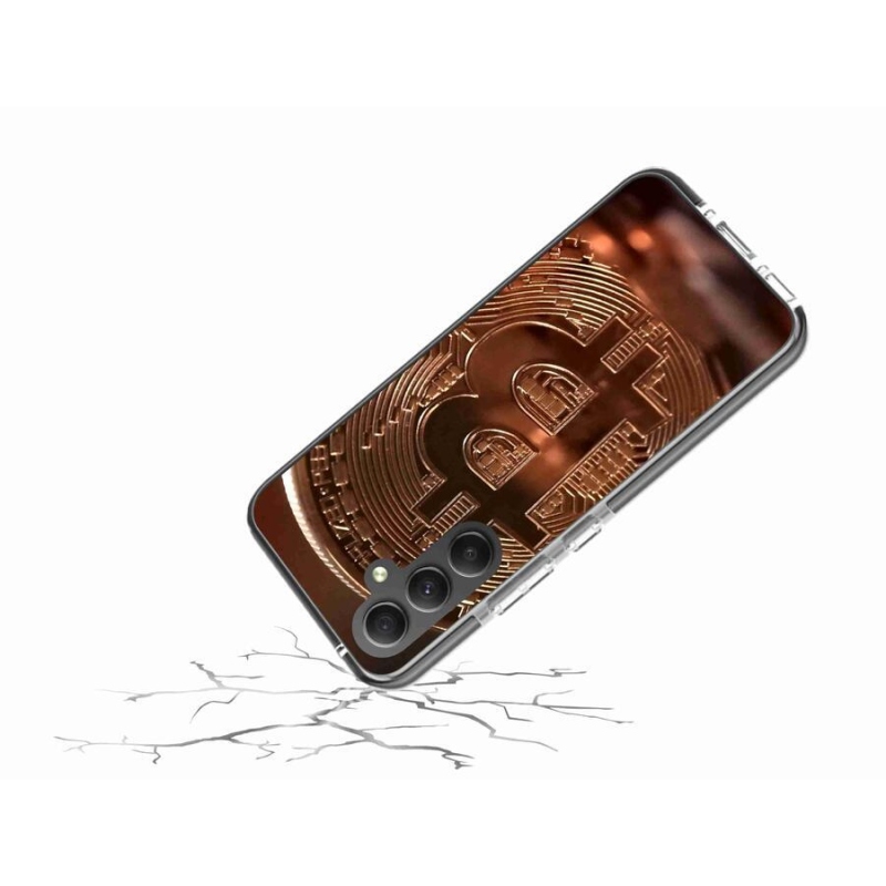 Gélové puzdro mmCase na mobil Samsung Galaxy A34 5G - bitcoin
