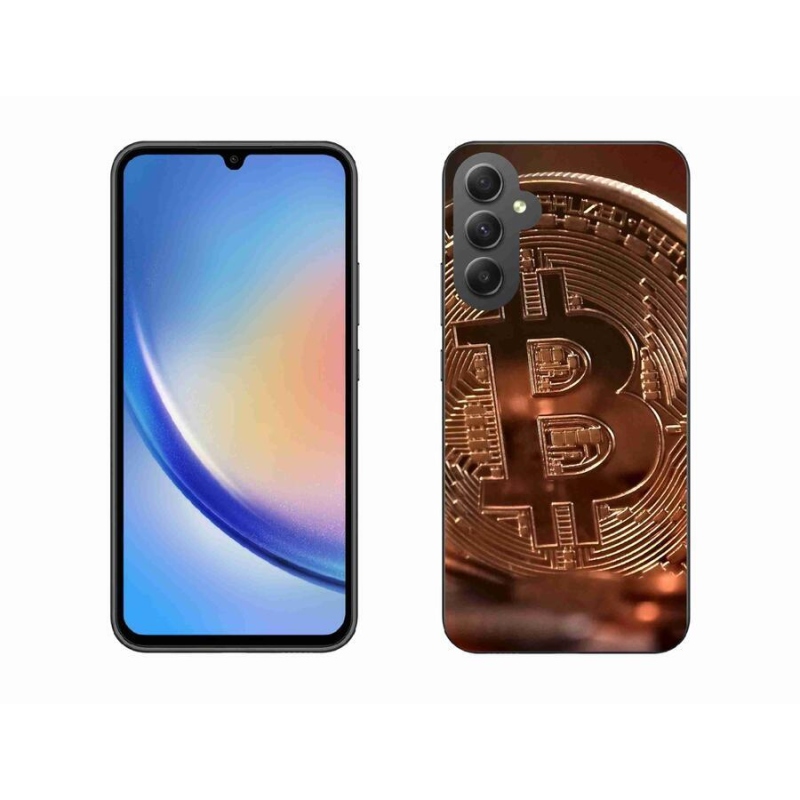 Gélové puzdro mmCase na mobil Samsung Galaxy A34 5G - bitcoin