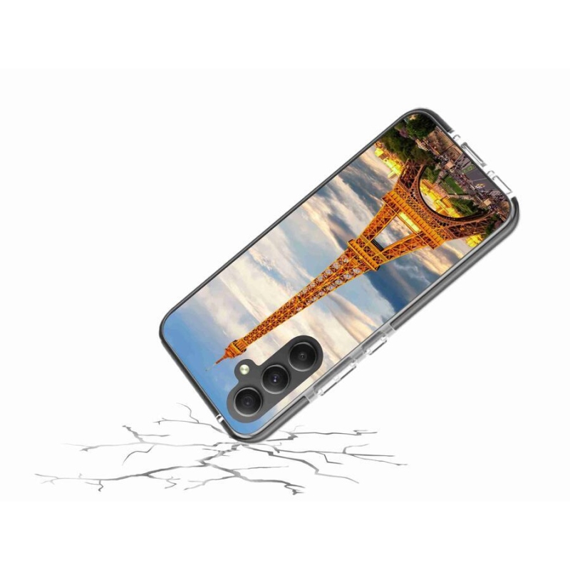 Gélové puzdro mmCase na mobil Samsung Galaxy A34 5G - eiffelova veža 3